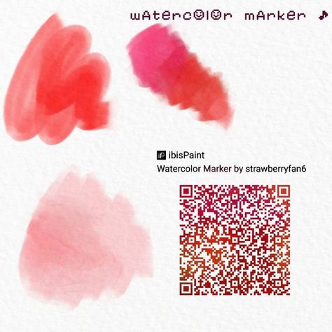 Watercolor marker! Procreate brushes #procreatebrushes brushes #brushes brush #brush free brushes #freebrushes freebrush #freebrush #procreate 8.261 Color Blending Brush Ibis Paint, Watercolor Qr Code Ibis, Import Brush Qr Code Ibis Paint, Watercolor Qr Code Ibispaint, Blending Qr Code Ibispaint, Color Jitter Brush Ibispaint, Marker Qr Code Ibis Paint, Watercolour Ibis Paint Code, Ibis Marker Brush