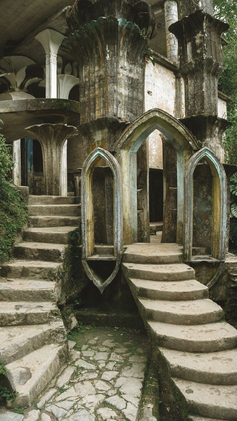 Las Pozas Edward James Surrealist Garden in Xilitla, San Luis Potosi, Mexico Mexico Vacation Destinations, Natural Waterfalls, Hot Pools, Cozumel Mexico, Mexico Destinations, Camping Spots, Mexico Vacation, Destination Voyage, Enchanted Garden