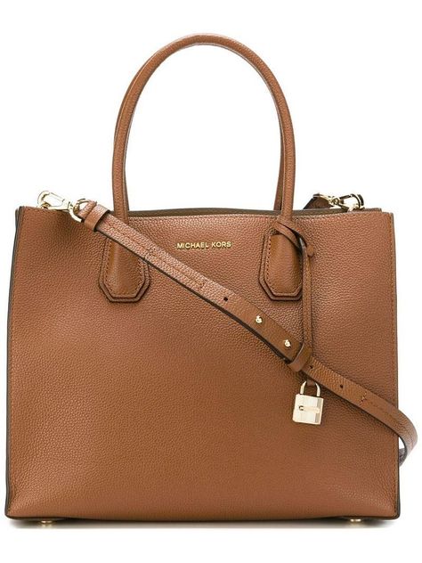 Large Mercer Tote - Brown - MICHAEL Michael Kors Shoulder bags Beautiful Purses, Purse Trends, Cheap Purses, Mk Handbags, Popular Handbags, Michael Kors Shoulder Bag, Handbags Casual, Boho Purses, Cheap Handbags