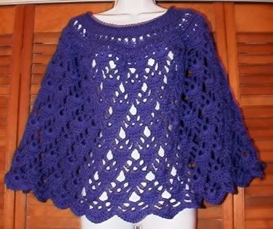 Sunny Elegant Lace Poncho Free Crochet Pattern Crochet Lace Poncho, Shawls Crochet, Cape Crochet, Crochet Vests, Summer Poncho, Poncho Patterns, Shirt Crochet, Lace Poncho, Crochet Edgings