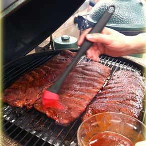 For the perfect Mopping Sauce, mix together the following: 6 ounces Pineapple Juice (one small can is 6 ounces) 6 ounces Apple Cider Vinegar 9 ounces Water 1/2 Cup "It's My Rub!" Smooth Blend Directions: Heat the mixture in a small boiler on low heat until well... #barbecue #bge #biggreenegg Rib Mop Sauce Recipe, Mopping Sauce, Smoked Jerky, Mop Sauce, Bbq Recipes Ribs, Basting Sauce, How To Cook Ribs, Dry Rub Recipes, Barbecue Sauce Recipes