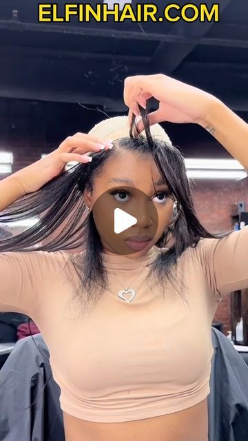 HD lace, 13x6 Half Lace Wig & Bundles on Instagram: "😍Flipped over quick weave using light yaki bundles! Do y’all find it satisfied to apply?👌🏾Comment below~ 🛒Hair name: “ELF5486” 🙋🏽‍♀️Search name on our bio website or DM for hair link 🤑Use 8% OFF code: “CM8” 💥Pay in 4 & free express shipping . . . . . . . . #hairjourney #hairtutorials #explorepage #satisfyingvideos #blackgirlmagic #hairstyles #ponytail #braids#hairextensions#rawhair #blackgirlhairstyles #inspiration #hairweave #melaninpoppin #sewinweave #arroganttae #tiktokviral #naturalhairstyles #sewinweave #transformation #quickweave #sewins #illusionart #trendinghair #haircut" Flip Over Straight Hair, Cute Quickweave Hairstyles For Black Women, Yaki Quick Weave, Quick Weave Hairstyles Flip Over, Black And Blonde Quick Weave Middle Part, Quick Weave Body Wave Hairstyles, Quick Weave Step By Step, Sewin Weave With Leave Out, Medium Quick Weave Hairstyles