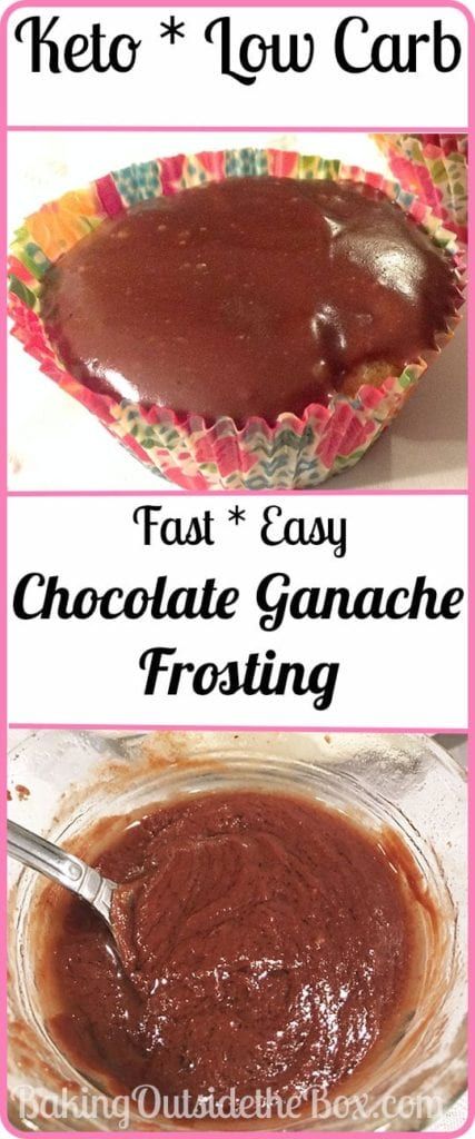 Keto Chocolate Ganache, Keto Frosting, Easy Chocolate Ganache, Cupcake Ice Cream, Low Carb Cupcakes, Keto Board, Keto Cupcakes, Chocolate Ganache Frosting, Keto Fast