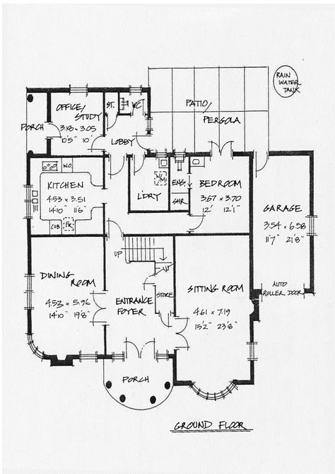 art deco floor plan house in adelaide Art Deco House Plans, Art Deco Floor, Art Deco Houses, Unique House Plans, Art Deco Living Room, Interior Design Plan, Prairie Style Houses, Art Deco Interior Design, Prairie Style