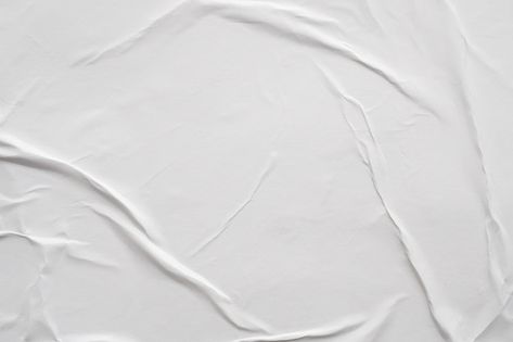 Blank white crumpled and creased paper p... | Premium Photo #Freepik #photo #glued #grunge-paper #crumpled #old-paper Creased Paper, Paper Crumpled, Poster Texture, About Blank, Grunge Paper, Paper Background Texture, Paper Poster, Texture Background, Blank White