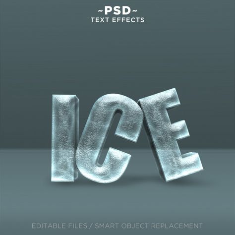 Rave Visuals, Ice Typography, Sale Typography, Typo Animation, Ice Font, Ice Poster, Typo Inspiration, Ice Logo, Infinity Sign