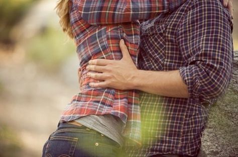 plaid hugging couple Best Kisses, Caroline Forbes, Beautiful Pics, The Perfect Guy, How To Pose, All You Need Is Love, Just Girly Things, Hopeless Romantic, Engagement Pictures