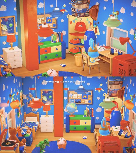 Acnh Kidcore Living Room, Acnh Kidcore Interior, Acnh Kidcore House, Acnh Stitches House, Animal Crossing Kidcore, Kidcore Island, Kidcore Room, Acnh Kidcore, Acnh Inspiration