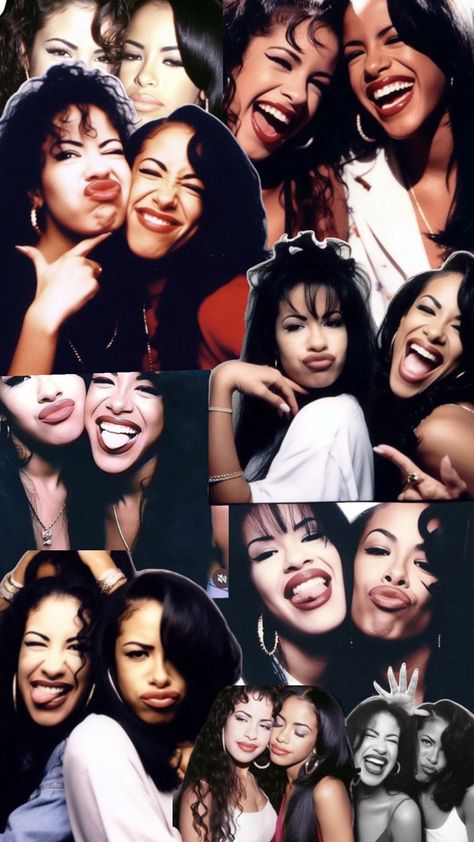 90s Hispanic Aesthetic, Chicana Aesthetic, Hispanic Aesthetic, Aaliyah Pictures, Selena Pictures, Celebrity Selfies, Aaliyah Style, Y2k Background, Mexican Culture Art