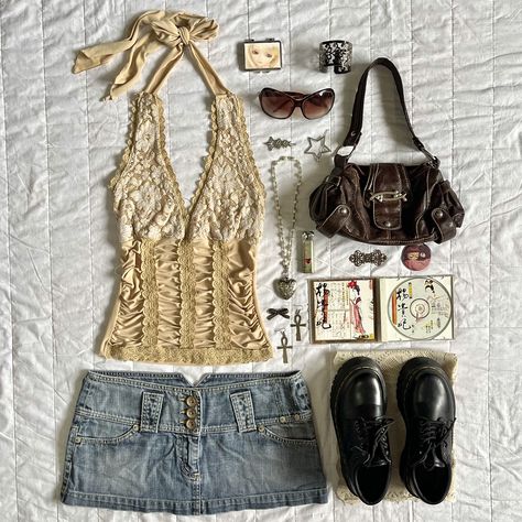 2000s Clothes, Downtown Outfits, Swaggy Outfits, Polyvore Outfits, Retro Outfits, Fashion Killa, Types Of Fashion Styles, Preppy Style, Feminine Style