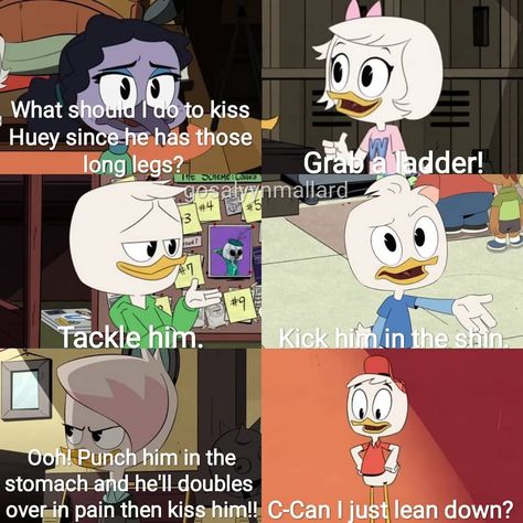 Dewey X Gosalyn Ducktales, Huey Long, Disney Ducktales, Disney Duck, Duck Tales, Animation Studio, Long Legs, Disney Funny, Donald Duck