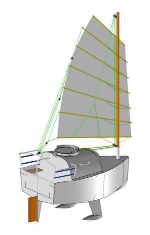 Boat Bits: A watch-pocket go anywhere cruiser... minimalist 3-meter go anywhere sailboat Micro Cruiser Sailboats, Homemade Sailboat, Sailboat Plans, Tiny Boat, Sailboat Interior, Sailing Dinghy, Cruiser Boat, Small Sailboats, Build Your Own Boat