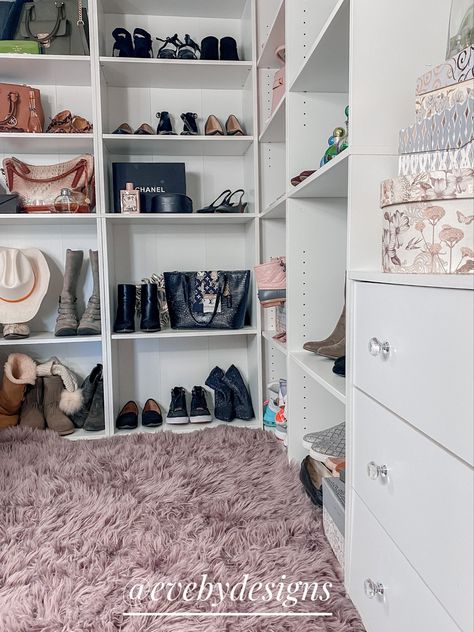 I created a closet with shelving from target at a fraction of the price of other stores. Click tge photi to find these shelves. #closet #closetideas #closetorganizationideas #closetstorage #closetgoals #closetshelves #closetbedroom #shoestorageideas #bagstorage Target Closet Organization, Diy Closet Shelving, Target Shelves, Shelves Closet, Closet Shelving, Shoe Shelves, Dressing Rooms, Closet Shelves, Closet Goals