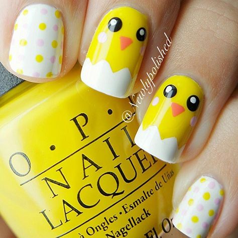 Easter Nail Art Designs, Spring Halloween, Yellow Nail Art, Inspiration Nails, Easter Nail Designs, Easter Nail Art, Manicure Ideas, Easter Nails, Manicures Designs