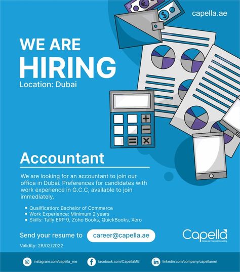 Zoho Books, Tally Erp 9, Bachelor Of Commerce, Accounting Jobs, Cartoon Pictures, We Are Hiring, Cute Cartoon Pictures, Job Posting, Work Experience