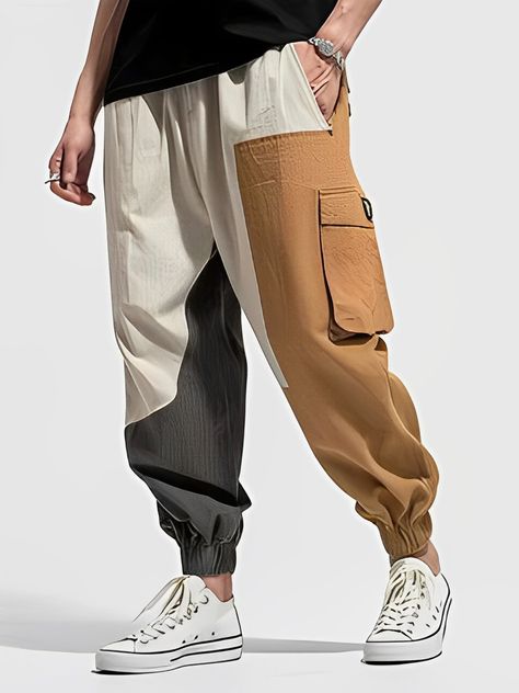 Loose Cargo Pants, Men's Casual Style, Cargo Pants Men, Chic Clothes, Pants Pattern, Fashion Chic, Mens Streetwear, Clothes Online, Online Clothing