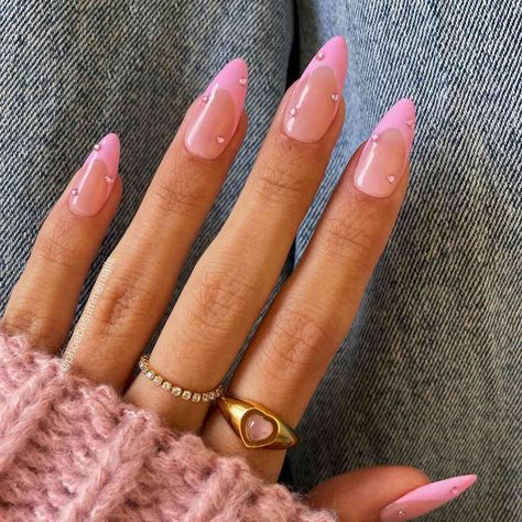 Pink French Tip Nails, Light Pink Nail Designs, Pink French Manicure, Pink French Tip, Almond Nails French, Pink French Nails, Cute Pink Nails, Baby Pink Nails, French Tip Nail Designs