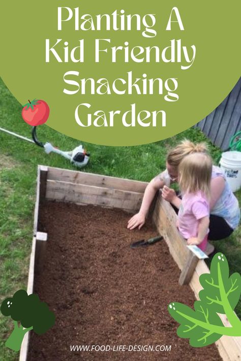 Planting a kid friendly snacking garden is almost as important as planning a garden we can get a lot of canned items out of! We are an outdoor enthusiast family so we spend as much time as we can exploring and playing in the fresh air. Having a garden the kids can help plant, harvest AND snack on the go from is crucial.