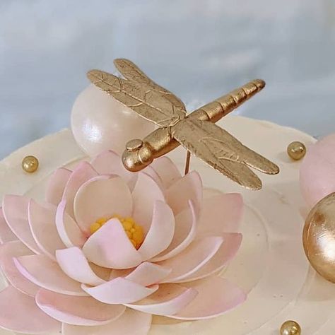 Dragonfly Cake, Cake Decorator, Wedding Cakes With Cupcakes, March 5, Wedding Cupcakes, Wedding Cakes, Lotus, Cake, On Instagram