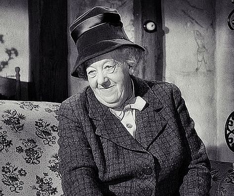 Margaret Rutherford Agatha Christie's Marple, Margaret Rutherford, Sherlock Poster, Agatha Christie Books, Miss Marple, Hercule Poirot, Detective Story, British Comedy, Old Tv Shows