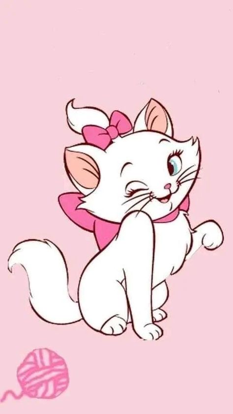 Maria Aristocats, Marie Disney, Marie Cat, Marie Aristocats, Images Disney, Spongebob Wallpaper, Disney Background, The Aristocats, Disney Collage