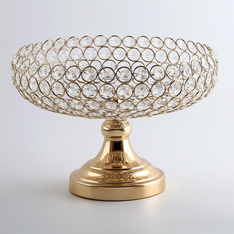 Gold geometric centerpiece