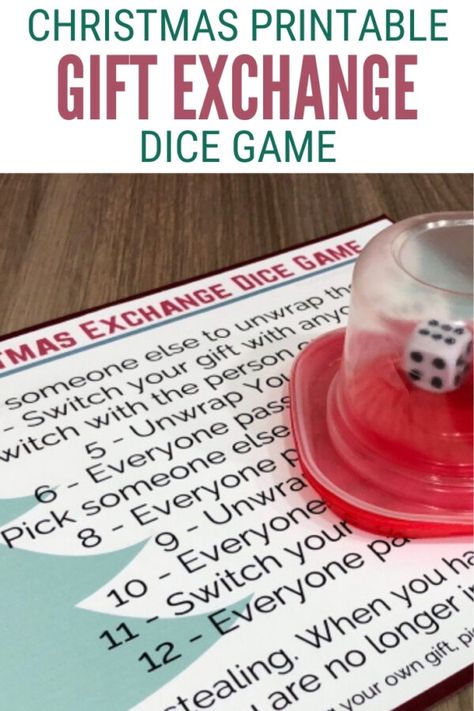 How To Play A Christmas Gift Exchange Dice Game Christmas Present Exchange Games, Christmas Present Exchange, Christmas Gift Exchange Dice Game, Gift Exchange Dice Game, Christmas Dice Game, Holiday Gift Exchange Games, Gift Exchange Dice, Games For Christmas, Gift Exchange Game