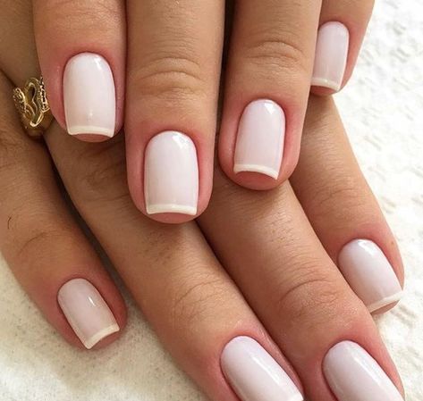 Classy French Gel manicure Natural Wedding Nails, Gel French Manicure, Nail Art Wedding, Bride Nails, Pretty Nail Art, Luxury Nails, Chic Nails, French Tip Nails, Manicure E Pedicure