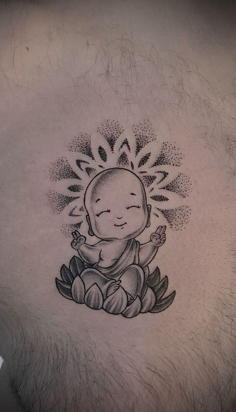 100 Inspiring Buddha Tattoos To Express Your Inner Buddha - Tattoo Me Now Buddah Tattoo For Women, Buddah Tattoo Designs, Fat Buddha Tattoo, Happy Buddha Tattoo, Bodhi Tattoo, Laughing Buddha Tattoo, Onion Drawing, Buda Tattoo, Tattoos For Baby Boy