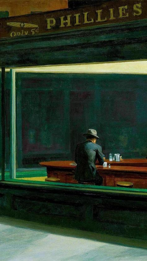 Famous Prints, Edward Hopper Paintings, Hopper Art, Arte Jazz, معرض فني, Arte Peculiar, Jazz Art, Image Swag, Kunst Inspiration