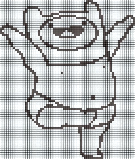 Adventure Time Alpha Pattern, Adventure Time Tapestry, Adventure Time Crochet, Easy Perler Beads Ideas, Pixel Art Grid, Pixel Crochet, Crochet Set, Tapestry Crochet Patterns, Pixel Pattern