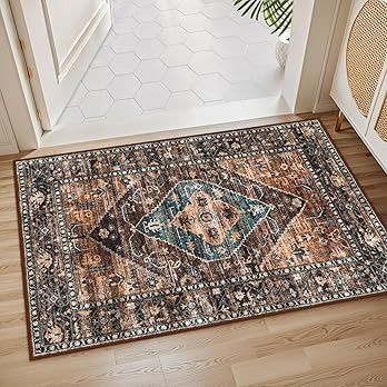 Amazon.com: Lahome Boho Kitchen Rug 2x3 Rug Washable Area Rugs Small Throw Entryway Rug Non-Slip Kitchen Mats for Floor, Indoor Door Mat for Entry, Accent Distressed Rugs for Bedroom Bathroom Office (2x3,Pink) : Home & Kitchen Boho Kitchen Rug, Rugs For Entryway, Rug For Bathroom, Small Vacuum, Small Door, Rugs Small, 2x3 Rug, Carpet Padding, Indoor Door Mats