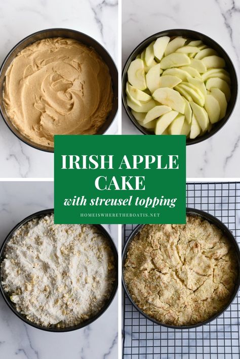 Irish Cake, Irish Apple Cake, Irish Foods, Irish Desserts, Irish Dishes, Irish Breakfast, Irish Food, Yum Recipes, Apple Cake Recipes