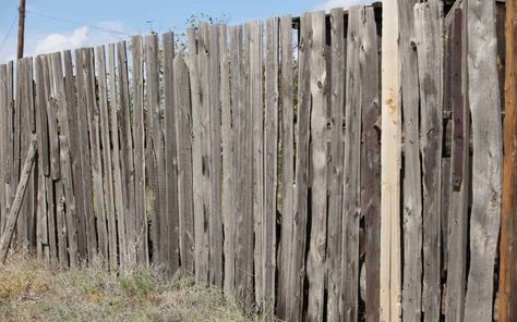 3 Easy Steps to Extend the Life of Your Old Fence | Rustic Fence | Fence Company Serving Dallas-Fort Worth Old Fence Wood, Old Wooden Fence, Rustic Fence, Concrete Footings, Types Of Fences, Old Fences, Fencing Companies, Diy Fence, Chain Link Fence