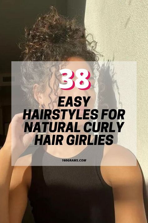 38 Beautiful Hairstyles for Pure Curls That Will Remodel Your Look- #Curls #Hairstyles #Natural #Stunning #Transform Check more at https://howcandothis.com/hairstyleideas/38-beautiful-hairstyles-for-pure-curls-that-will-remodel-your-look/ Naturally Curly Hairstyles White Women, Hairstyles For Day 3 Curly Hair, Long Curly Hairdos Easy, How To Wear Naturally Curly Hair, Easy Hairstyles Short Curly Hair, Long Curly Hairstyles Easy, Effortless Curly Hairstyles, Quick Easy Hairstyles For Curly Hair, Hairstyles For Long Natural Curly Hair