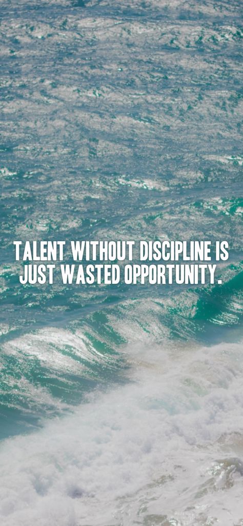 Talent Without Discipline, Inspirational Quotes For Men, Singing Angels, Know Your Worth Quotes, Quotes For Men, Quote Journal, Journal For Kids, Motivation App, Worth Quotes