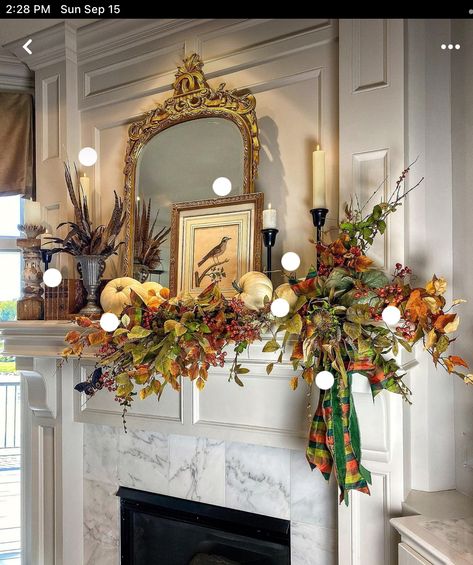 Fall Fireplace Mantel, October Decor, Cozy Up Your Home, Fall Mantle Decor, Fall Fireplace, Fall Vignettes, Fall Mantle, Fall Living Room Decor, Fall Living Room