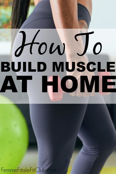 Exercises To Build Muscle, Muscle At Home, Build Muscle At Home, Home Exercise Program, Pilates Training, Home Exercise Routines, Muscle Building Workouts, Best Exercises, Lean Muscle