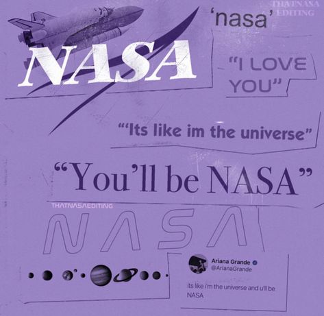 Purple Aesthetic Album Covers, Space Widget Aesthetic Purple, Lavender Space Aesthetic, Purple Kpop Poster Prints, Kpop Posters Aesthetic Purple, Ariana Grande Poster, Outer Space Wallpaper, Nasa Photos, Violet Aesthetic