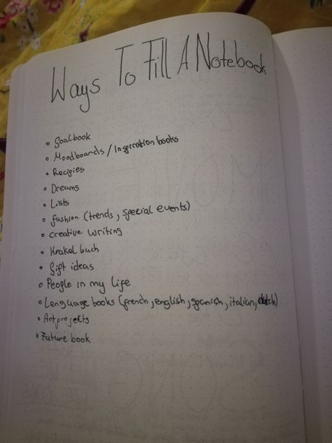 Ways to fill a notebook Things To Keep In A Notebook, What To Fill My Notebook With, What To Write In A Blank Notebook, Cute Ways To Fill A Notebook, Ways To Fill Up A Notebook, Things To Put In Your Notebook, Things To Put In A Notebook, How To Fill Up A Notebook, What To Use A Notebook For