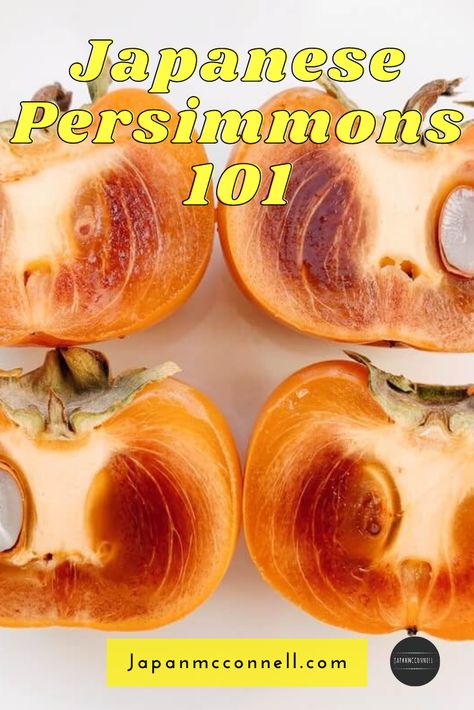 Japanese Persimmon Recipe, Japanese Persimmon, Persimmon Recipes, Fall Fruit, Farm Stuff, Fall Fruits, Comfort Dishes, Japanese Cooking, Astringent