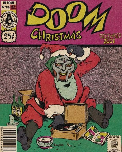 Mf Doom Christmas, Ig Wallpaper, Wallpaper Rap, Mf Doom, Christmas Wallpaper, Rap, Christmas