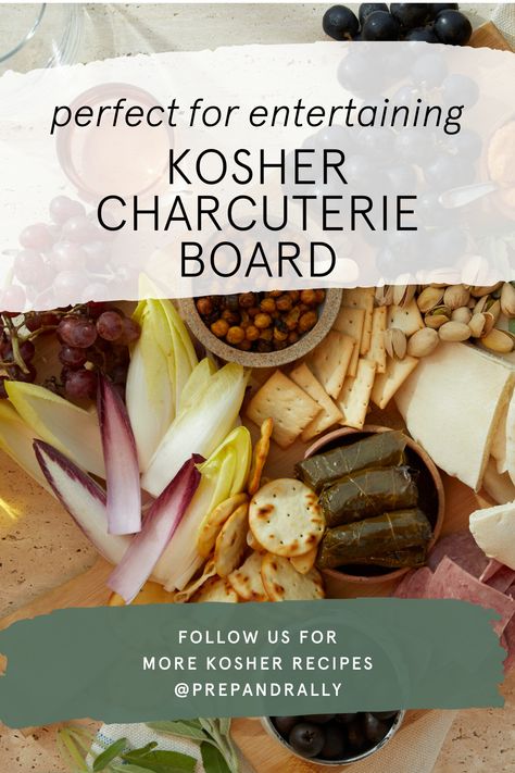 Embark on a culinary adventure with our tantalizing kosher charcuterie board, where the savory allure of traditional meats meets the delightful sophistication of vegan cheese. Immerse yourself in a world of flavor as you explore an array of artisanal vegan cheese options, each meticulously paired with complementary textures and tastes. Whether you're hosting a casual get-together or a lavish affair, our kosher charcuterie board is sure to impress even the most discerning palates. Kosher Charcuterie Board Ideas, Kosher Charcuterie Board, Protein Charcuterie Board, Savory Charcuterie Board, Summer Hosting, Kosher Snacks, Best Vegan Cheese, Whole Wheat Crackers, Gluten Free Crackers