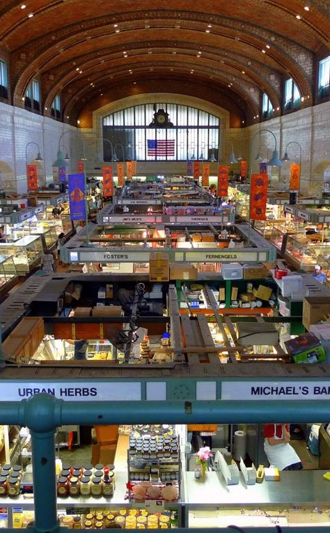 West Side Market | Travel | Vacation Ideas | Road Trip | Places to Visit | Cleveland | OH | Mall | Cafe | Vegetarian Road Trip Places To Visit, Road Trip Places, West Side, Cafe Design, Vacation Ideas, Travel Vacation, Vacation Trips, Cleveland, Ohio