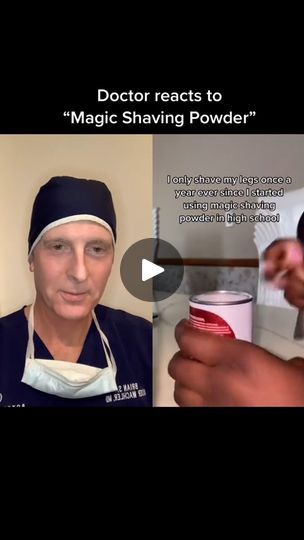 1.8M views · 23K reactions | #duet with @africaqueenzzz cap game magic shaving powder #hairremoval #hair | Dr. Brian Boxer Wachler | Dr. Brian Boxer Wachler · Original audio Magic Shaving Powder, Shaving Powder, Caps Game, Hair Removal, Shaving, Audio, The Originals, Hair