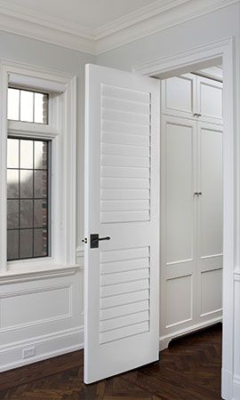 Louvered Door Ideas, Florida Interiors, Louver Door, Louvered Interior Doors, Solid French Doors, French Closet Doors, Louvre Doors, Solid Core Interior Doors, French Country Ideas