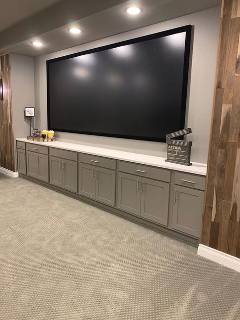 Game Room Garage Conversion, Game Room Family Farmhouse, Tv Room Men, Shop With Rec Room, Garage Video Game Room, Bonus Room Man Cave Ideas, Entertainment Room Basement, Game Room Cabinets, Game Room With Kitchen