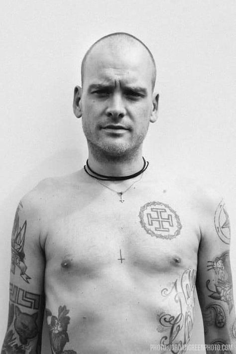 Cross Images, Matt Skiba, Tattoos Cross, Tattoo Cross, Alkaline Trio, Cross Tattoos, Life Is Art, Chest Tattoos, Best Tattoo Ideas