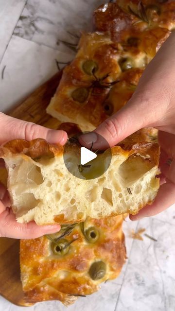 Lacey Ostermann on Instagram: "✨Overnight Focaccia ✨

I reshare this recipe 1-2x a year because so many of you request the it on a daily basis!  It is up there in my top three most popular, most viral recipes. If you’re new to breadmaking…start with this one!

This recipe can be adapted to be made in the same-day by adding in an extra 1/2 teaspoon of instant yeast (so 1.5 tsp total) and skipping the overnight proofing in the fridge. Instead of putting it in the fridge, leave the dough to proof covered in the bowl at room temperature for 1-1.5 hours and then continue the recipe as normal from the step where you tip it into the tray (reduce the proofing time in the tray to 1.5 hours).

Ingredients 
390-420ml* (14oz/ 1 3/4cups) warm water
1 teaspoon (5g) honey, sugar or agave
1 Tablespoon (15 Lacey Ostermann, Overnight Focaccia, Yeast Recipes, Viral Recipes, Crescent Recipes, Dinner Rolls Recipe, Focaccia Bread, Great Appetizers, Pizza Bread