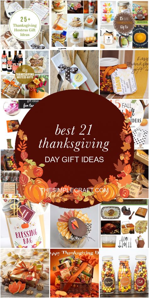 Thanksgiving Teacher Gifts, Thanksgiving Gifts Diy, Thanksgiving Gift Basket, Easy Hostess Gifts, Thanksgiving Gift Ideas, Small Gift Ideas, Thanksgiving Party Favors, Ideas For Thanksgiving, Hostess Gifts Thanksgiving